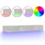 Produktbild 2 för Tv-bänk med LED-belysning Betonggrå 120x35x15,5 cm