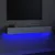 Produktbild 3 för TV-bänk med LED-belysning vit och sonoma-ek 120x35x15,5 cm