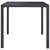 Produktbild 4 för Trädgårdsbord antracit 80x80x72 cm stål