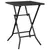 Produktbild 2 för Trädgårdsbord hopfällbart antracit 50x50x72 cm stålnät
