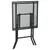 Produktbild 7 för Trädgårdsbord hopfällbart antracit 50x50x72 cm stålnät