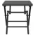 Produktbild 3 för Trädgårdsbord hopfällbart antracit 38x38x38 cm stålnät