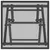 Produktbild 5 för Trädgårdsbord hopfällbart antracit 38x38x38 cm stålnät