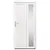 Produktbild 3 för Ytterdörr vit 98x200 cm PVC