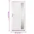 Produktbild 11 för Ytterdörr vit 98x200 cm PVC