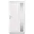 Produktbild 3 för Ytterdörr vit 108x208 cm PVC