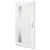 Produktbild 4 för Ytterdörr vit 108x208 cm PVC