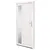 Produktbild 2 för Ytterdörr vit 98x200 cm PVC