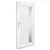 Produktbild 4 för Ytterdörr vit 98x200 cm PVC