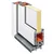Produktbild 6 för Ytterdörr vit 98x200 cm PVC