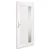 Produktbild 4 för Ytterdörr vit 98x208 cm PVC