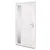 Produktbild 2 för Ytterdörr vit 108x208 cm PVC