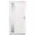 Produktbild 3 för Ytterdörr vit 108x208 cm PVC