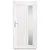 Produktbild 5 för Ytterdörr vit 108x208 cm PVC