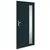 Produktbild 2 för Ytterdörr antracit 98x200 cm PVC