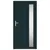 Produktbild 3 för Ytterdörr antracit 98x200 cm PVC