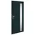 Produktbild 2 för Ytterdörr antracit 98x208 cm PVC