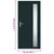 Produktbild 10 för Ytterdörr antracit 98x208 cm PVC