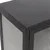 Produktbild 8 för Skänk svart 70x35x70 cm glas och stål
