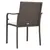Produktbild 6 för Trädgårdsstolar 2 st med dynor brun 56x59x84 cm konstrotting