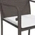 Produktbild 7 för Trädgårdsstolar 2 st med dynor brun 56x59x84 cm konstrotting