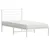 Produktbild 5 för Sängram med huvudgavel metall vit 107x203 cm