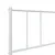 Produktbild 9 för Sängram med huvudgavel metall vit 100x190 cm