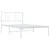 Produktbild 3 för Sängram med huvudgavel metall vit 107x203 cm