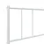 Produktbild 9 för Sängram med huvudgavel metall vit 107x203 cm