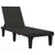 Produktbild 2 för Solsäng svart 155x58x83 cm polypropylen