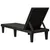 Produktbild 5 för Solsäng svart 155x58x83 cm polypropylen