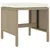 Produktbild 10 för Matgrupp med dynor för trädgården 6 delar beige konstrotting