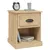 Produktbild 5 för Sängbord 2 st sonoma-ek 39x39x47,5 cm konstruerat trä