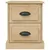Produktbild 7 för Sängbord sonoma-ek 39x39x47,5 cm konstruerat trä