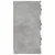 Produktbild 5 för Skåp betonggrå 70x35,5x67,5 cm konstruerat trä