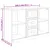 Produktbild 10 för Skänk sonoma-ek 104,5x35,5x67,5 cm konstruerat trä