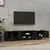 Produktbild 3 för TV-skåp svart 180x31,5x40 cm konstruerat trä