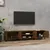 Produktbild 3 för Tv-bänk brun ek 180x31,5x40 cm konstruerat trä