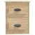 Produktbild 9 för Väggmonterade sängbord 2 st sonoma-ek 41,5x36x53cm