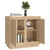 Produktbild 4 för Skänk sonoma-ek 80x34x75 cm konstruerat trä