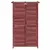 Produktbild 4 för Trädgårdsbod mocka-brun 83x57x140 cm massiv furu