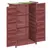 Produktbild 5 för Trädgårdsbod mocka-brun 83x57x140 cm massiv furu