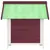Produktbild 5 för Hundgård mockabrun 65x65x61,5 cm massiv furu