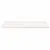 Produktbild 3 för Skrivbordsskiva vit 110x55x2,5 cm massiv furu
