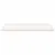 Produktbild 3 för Skrivbordsskiva vit 110x55x2,5 cm massiv furu