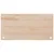 Produktbild 4 för Skrivbordsskiva vit 100x60x2,5 cm massiv furu