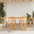 Produktbild 3 för Utdragbart trädgårdsbord 110-160x80x75 cm massiv teak