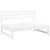 Produktbild 3 för Mittensoffa vit 120x80 cm massiv furu