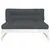 Produktbild 4 för Mittensoffa vit 120x80 cm massiv furu