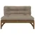 Produktbild 4 för Mittensoffa honungsbrun 120x80 cm massiv furu